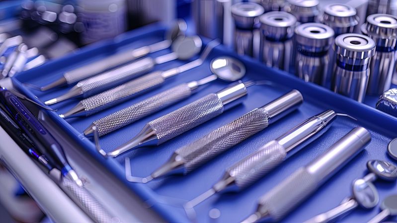 Blue Polypropylene Instrument Tray – 15cm x 20cm