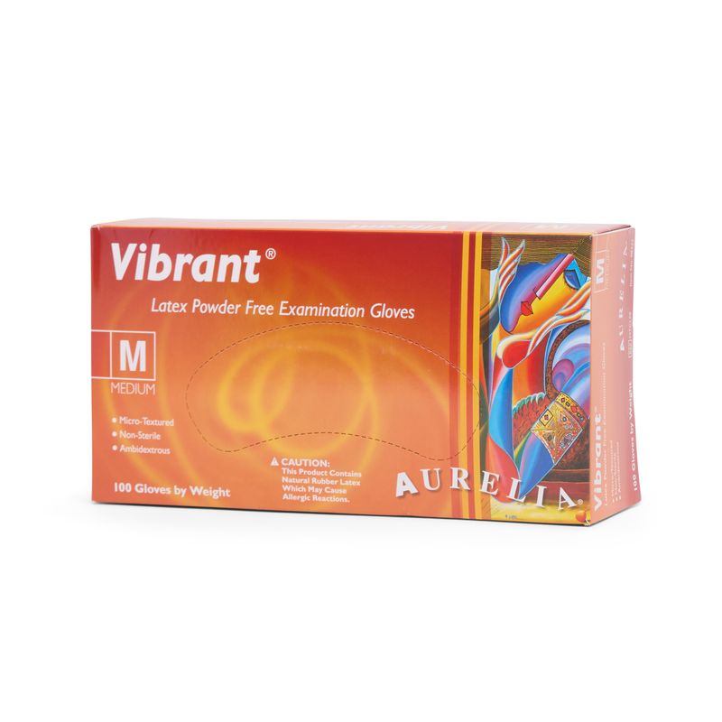 Powder Free Latex Gloves – Medium (100)
