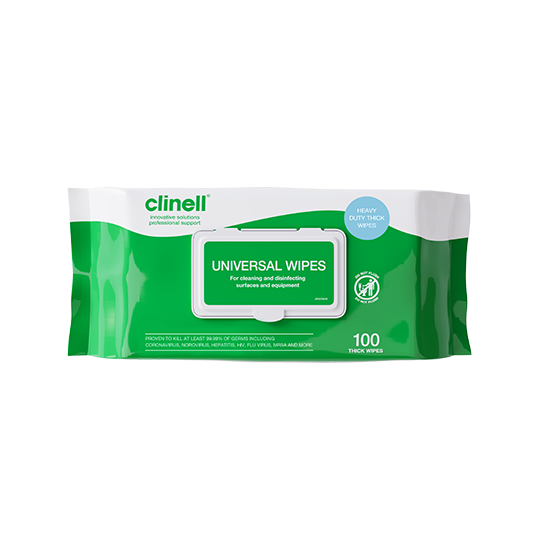 Clinell Universal Surface Wipes (100)