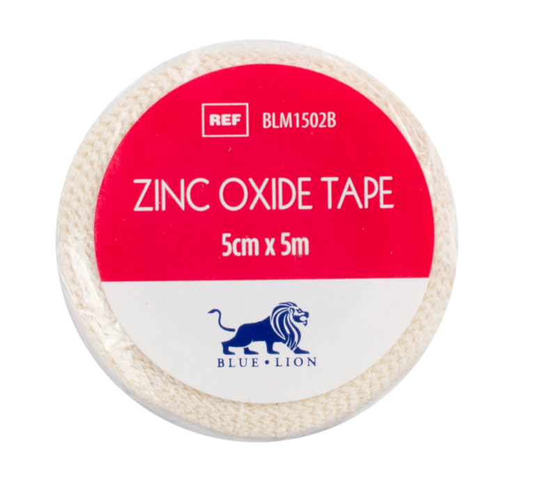 Blue Lion Zinc Oxide Tape – 5cm x 5m