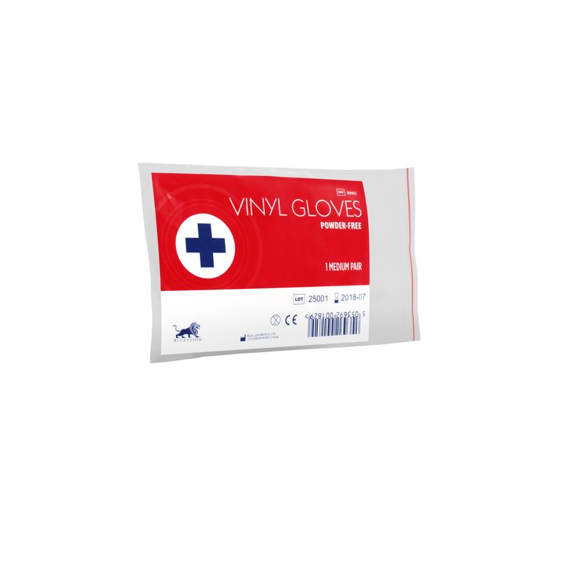 Blue Lion Powder Free Vinyl Gloves – Medium (pair)