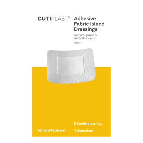 Cutiplast 7.2cm x 5cm – Sterile (100)