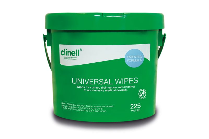 Clinell Universal Wipes Bucket (225)