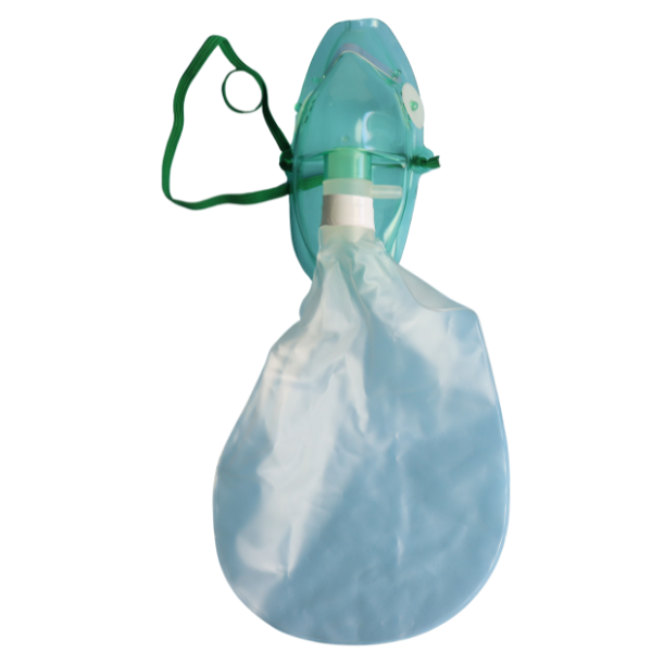 Non-Re-Breathable Mask Adult – Tubing & Bag Included (Singles)